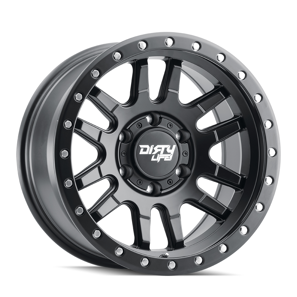 DIRTY LIFE CANYON PRO 9309 SATIN BLACK 17X9 5-127 -38MM 71.5MM