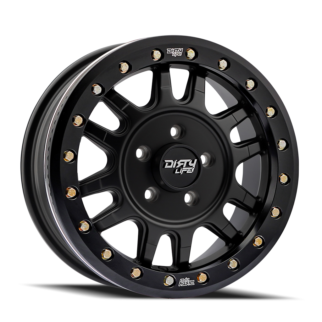 DIRTY LIFE CANYON PRO SXS 9309R MATTE BLACK 15X7 4-137 13MM 106.25MM