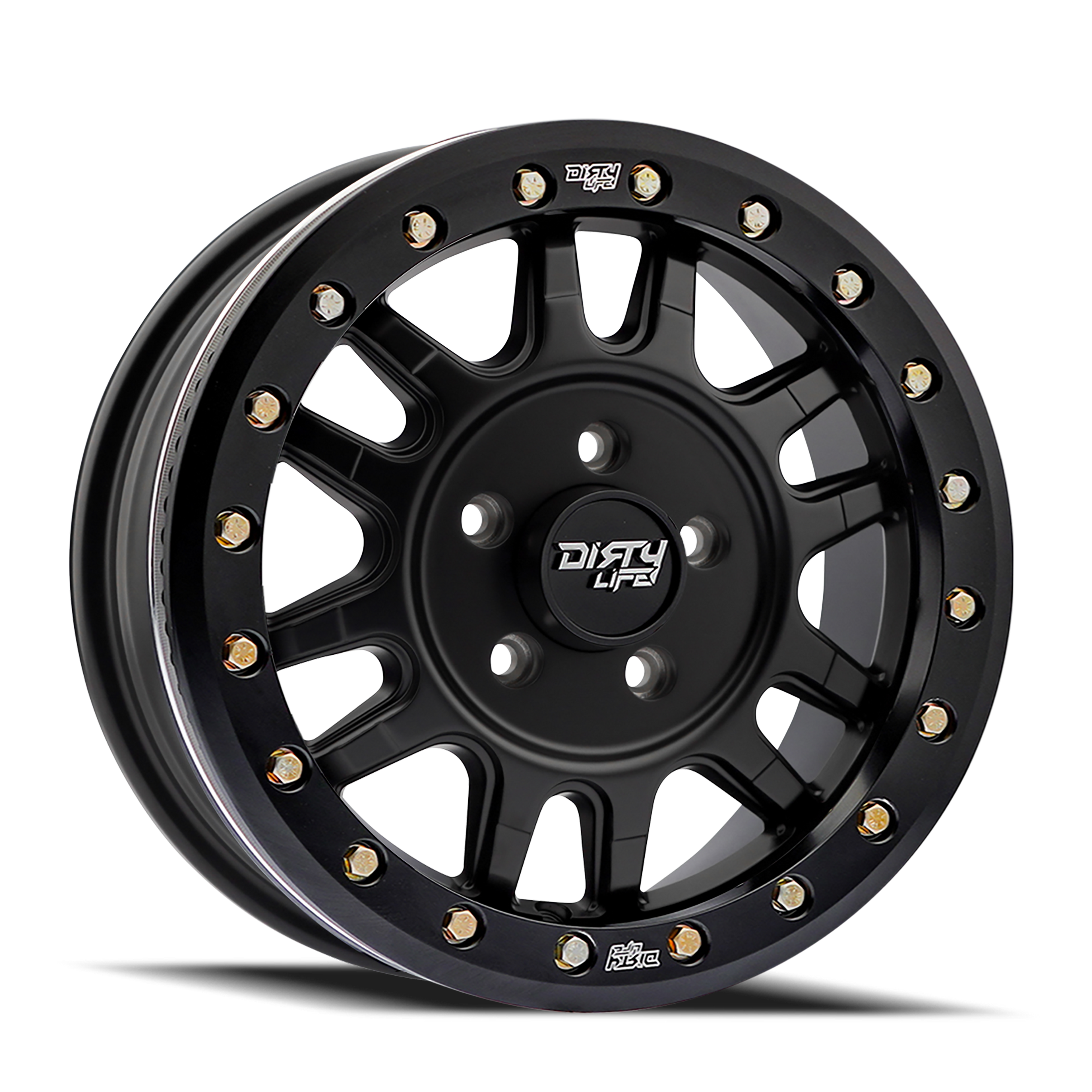 DIRTY LIFE CANYON PRO SXS 9309R MATTE BLACK 15X7 4-137 13MM 106.25MM