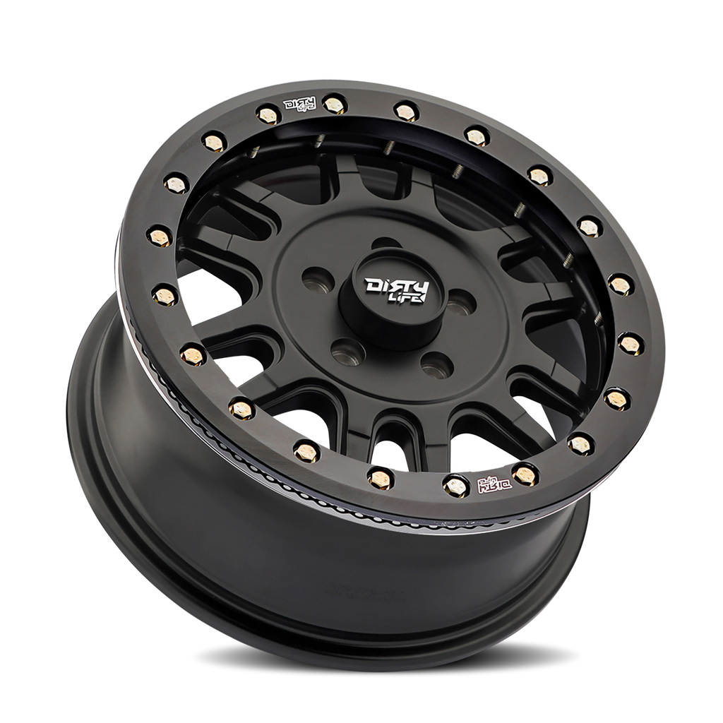DIRTY LIFE CANYON PRO SXS 9309R MATTE BLACK 15X7 4-137 13MM 106.25MM