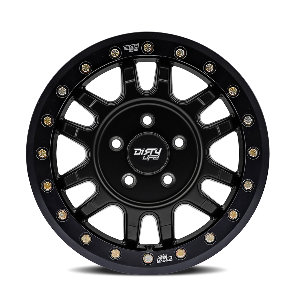 DIRTY LIFE CANYON PRO SXS 9309R MATTE BLACK 15X7 4-137 13MM 106.25MM