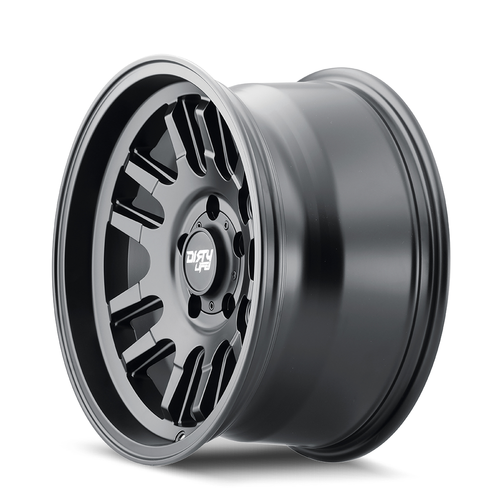 DIRTY LIFE CANYON 9310 MATTE BLACK 17X9 6-135 0MM 87.1MM