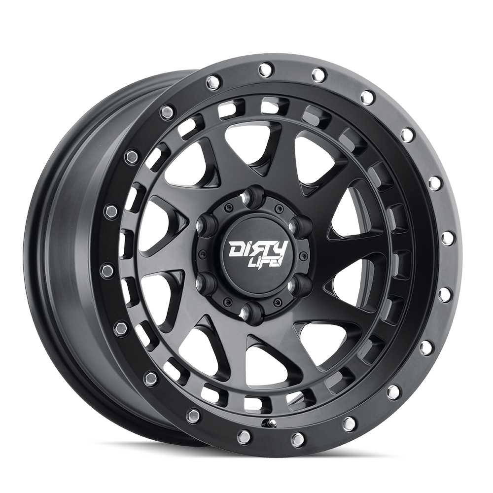 DIRTY LIFE ENIGMA PRO 9311 MATTE BLACK 17X9 5-127 -38MM 71.5MM