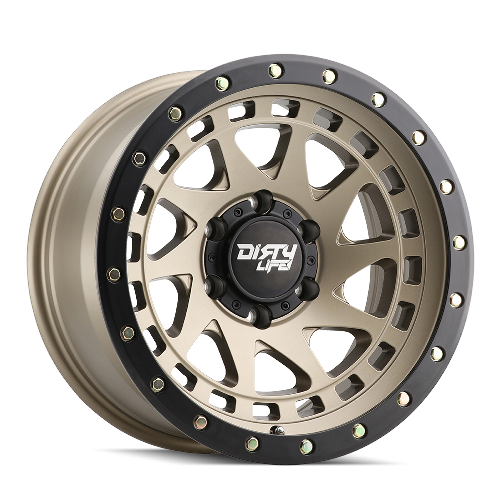 DIRTY LIFE ENIGMA PRO 9311 SATIN GOLD 17X9 6-139.7 -38MM 106MM