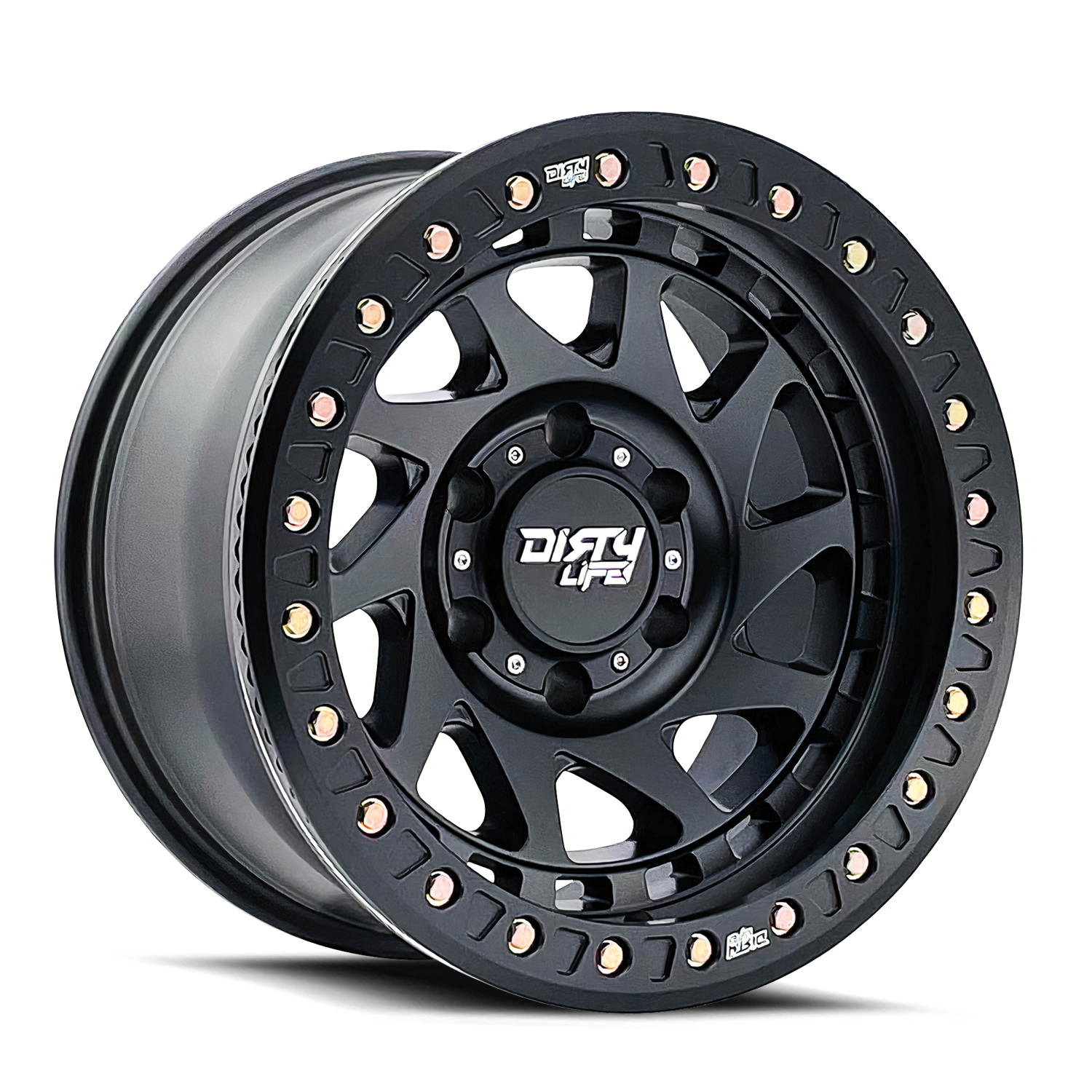 DIRTY LIFE ENIGMA RACE 9313 MATTE BLACK 17X9 6-139.7 -38MM 106MM