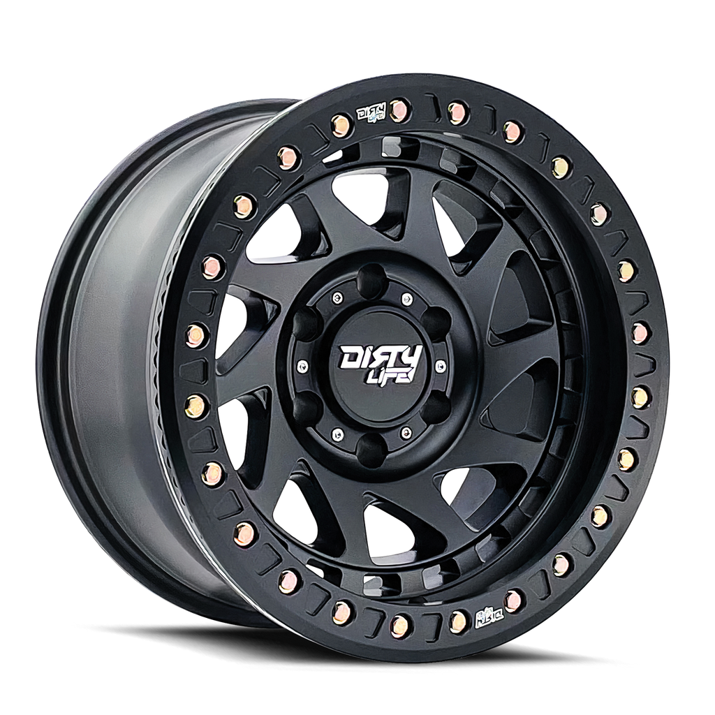 DIRTY LIFE ENIGMA RACE 9313 MATTE BLACK 17X9 6-139.7 -38MM 106MM