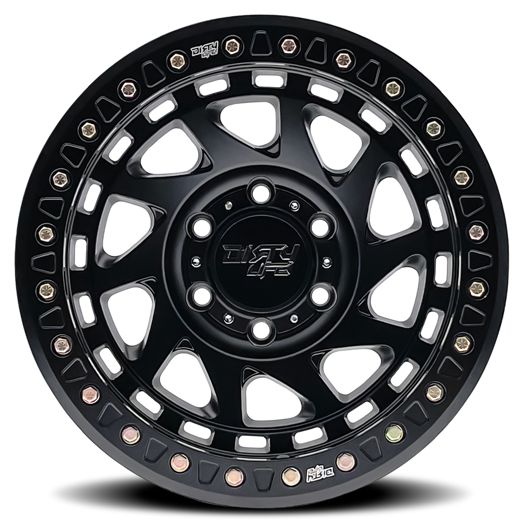 DIRTY LIFE ENIGMA RACE 9313 MATTE BLACK 17X9 8-170 -12MM 125.2MM