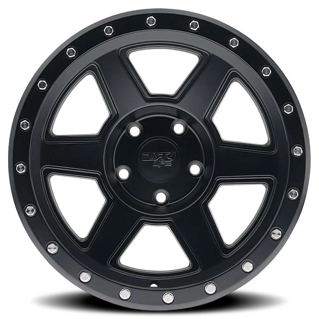 DIRTY LIFE COMPOUND 9315 MATTE BLACK 20X9 6-139.7 -12MM 106MM