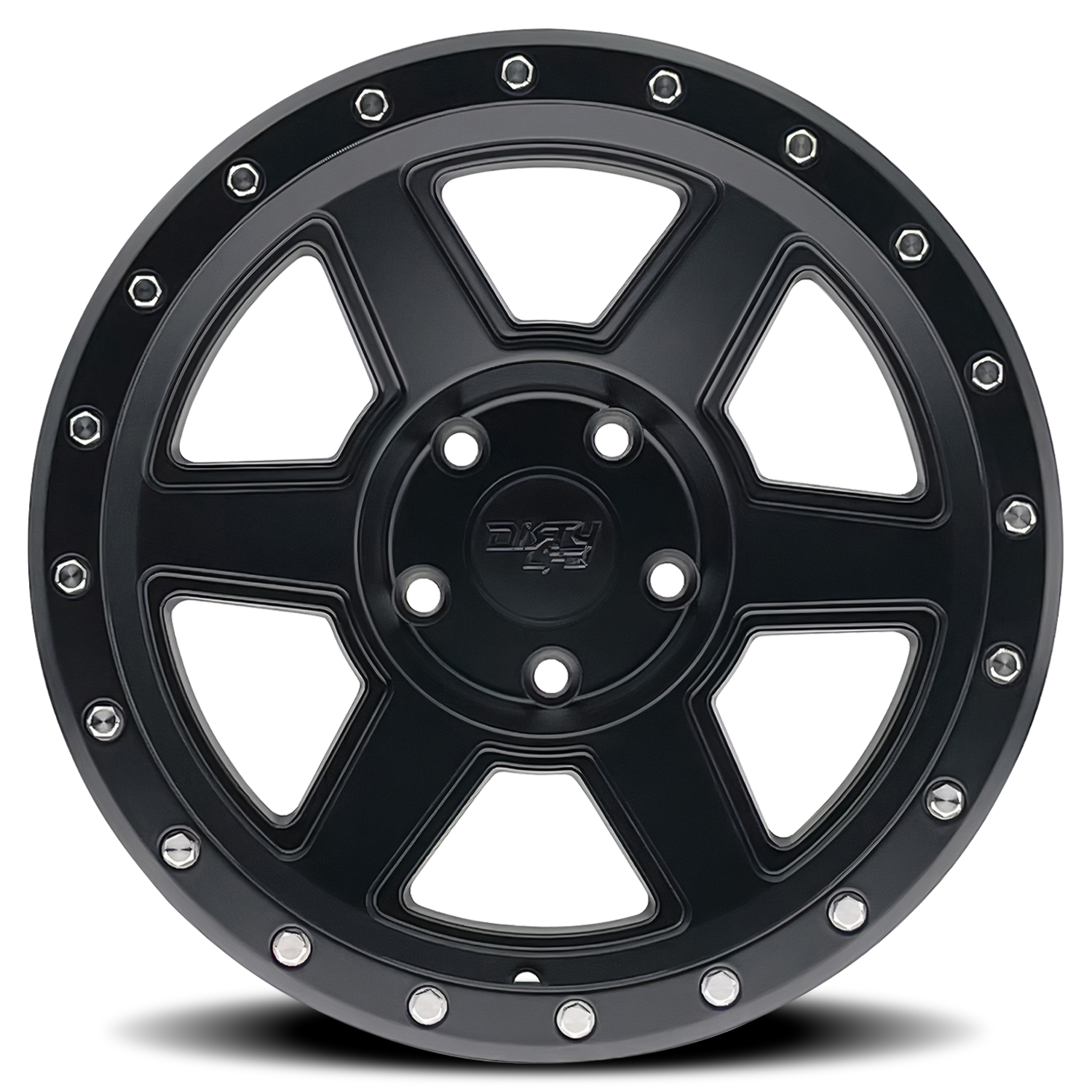 DIRTY LIFE COMPOUND 9315 MATTE BLACK 18X9 6-135 -12MM 87.1MM