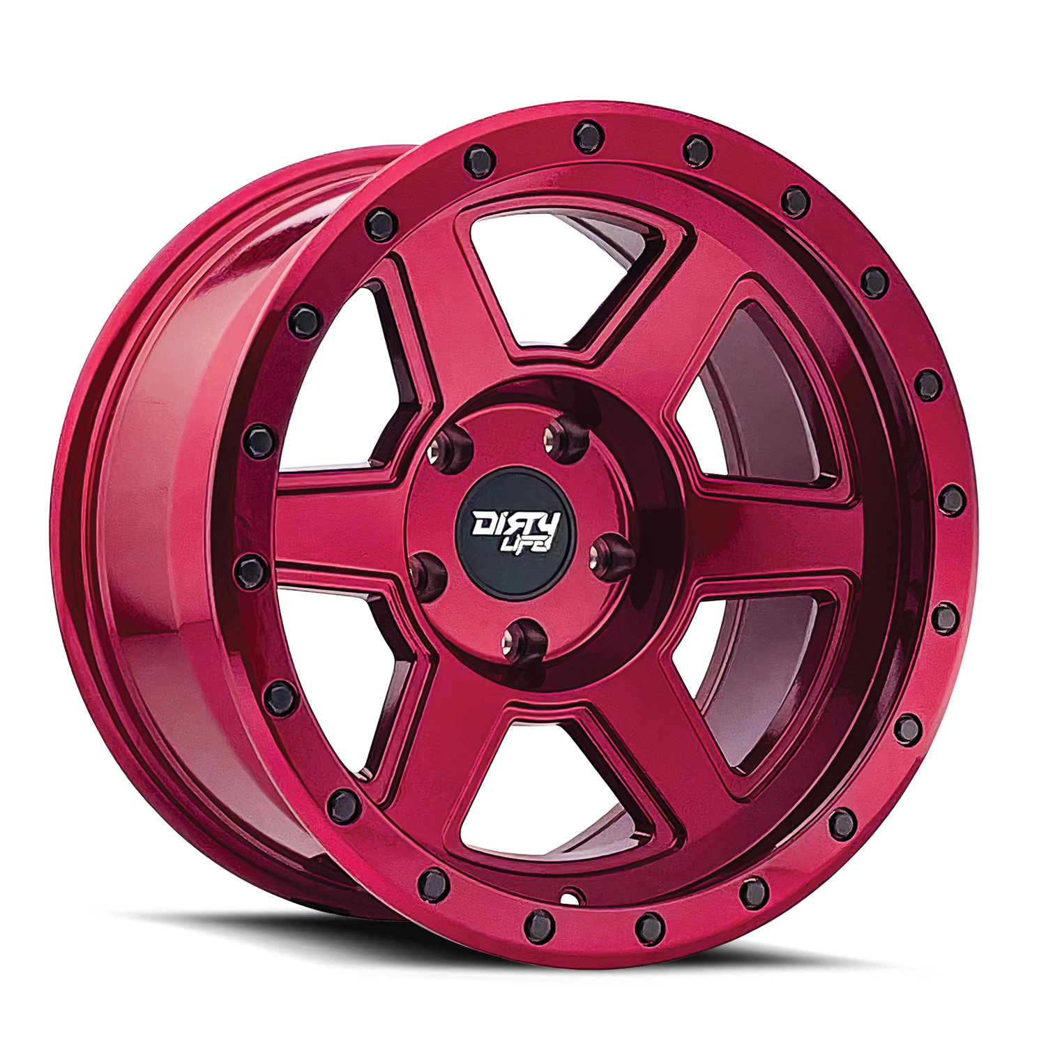 DIRTY LIFE COMPOUND 9315 CRIMSON CANDY RED 18X9 5-127 -12MM 78.1MM