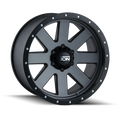 ION 134 MATTE GUNMETAL 17X8.5 5-127 -6MM 83.82MM