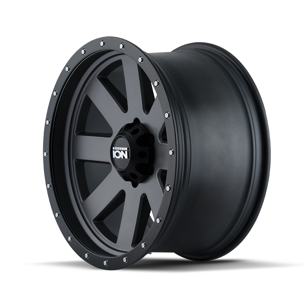 ION 134 MATTE GUNMETAL 17X8.5 5-127 -6MM 83.82MM