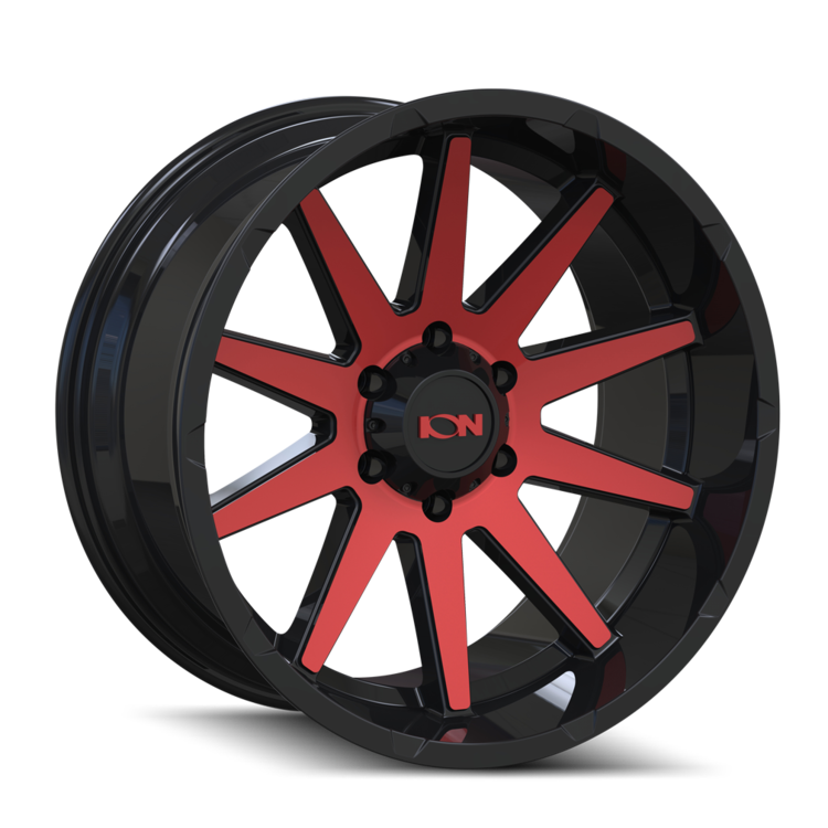 ION 143 GLOSS BLACK RED MACHINED 20X10 6-139.7 -19MM 106MM
