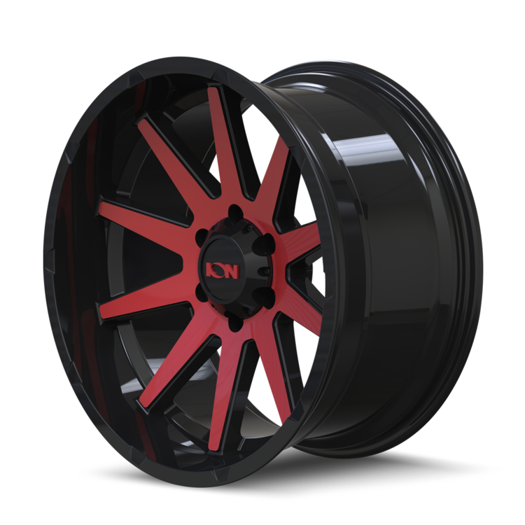 ION 143 GLOSS BLACK RED MACHINED 20X10 6-139.7 -19MM 106MM
