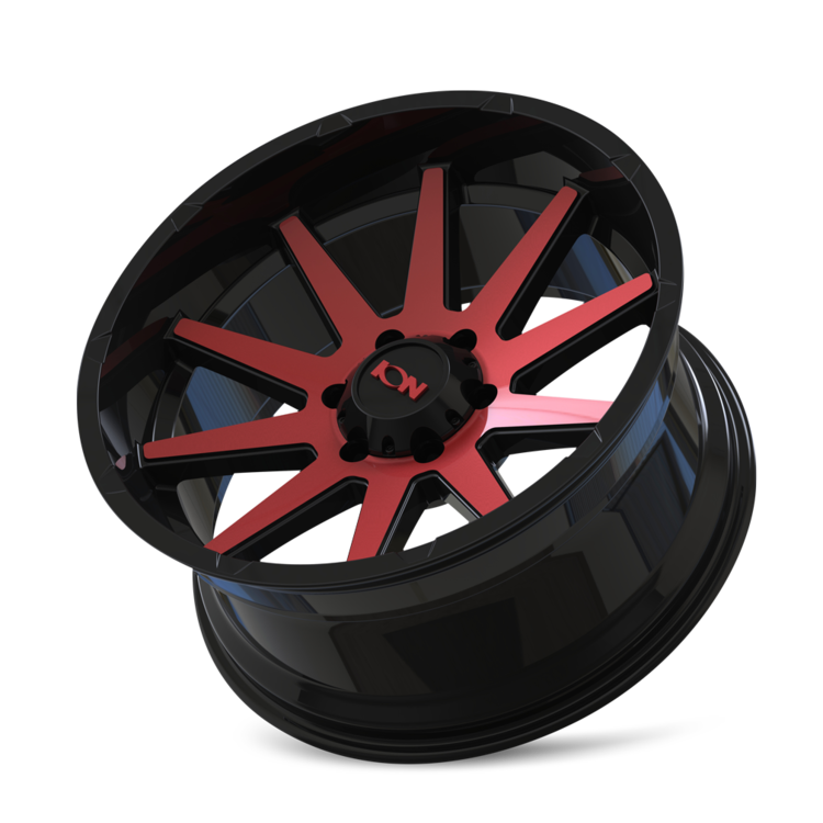 ION 143 GLOSS BLACK RED MACHINED 20X10 6-139.7 -19MM 106MM