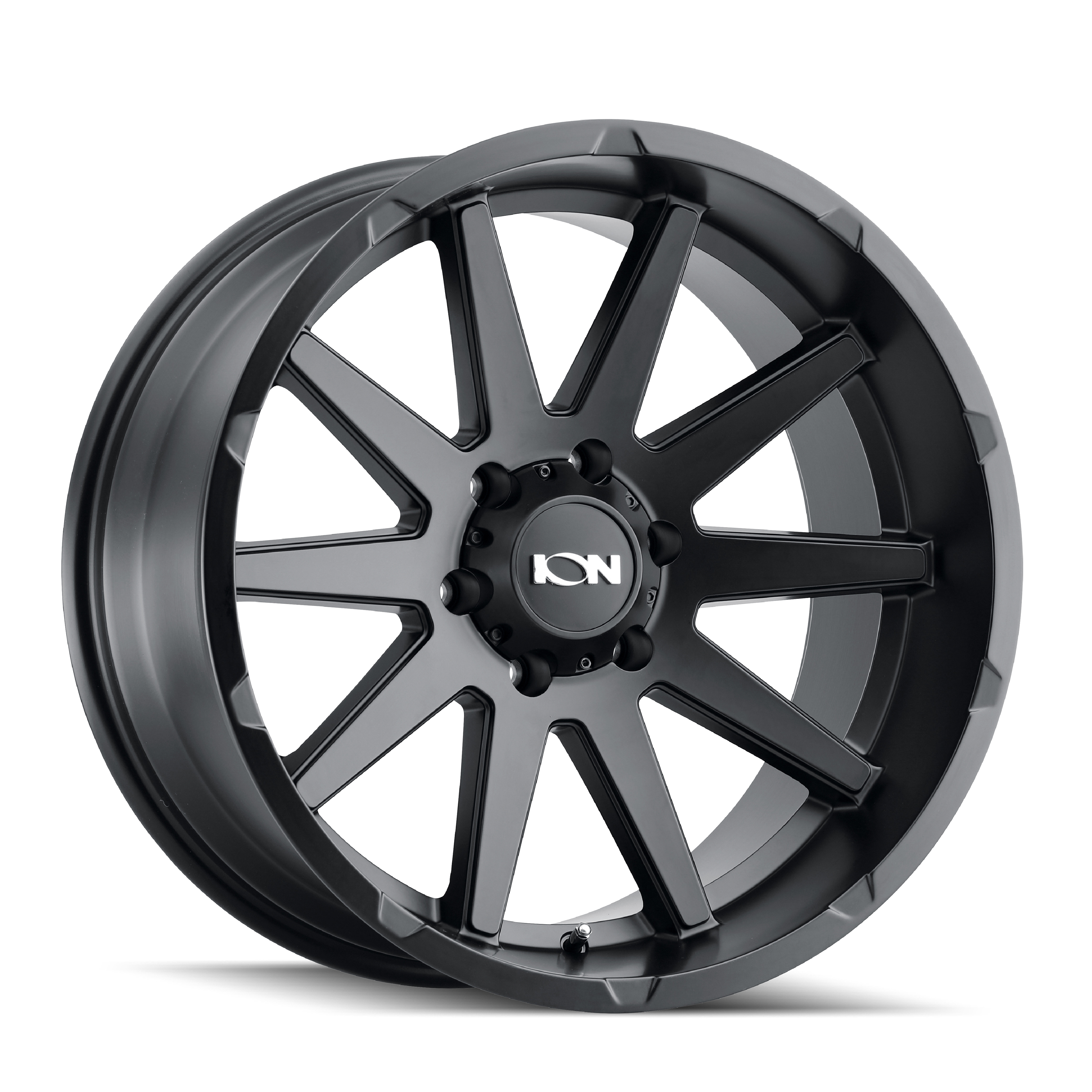 ION 143 MATTE BLACK 18X9 6-135 25MM 87.1MM