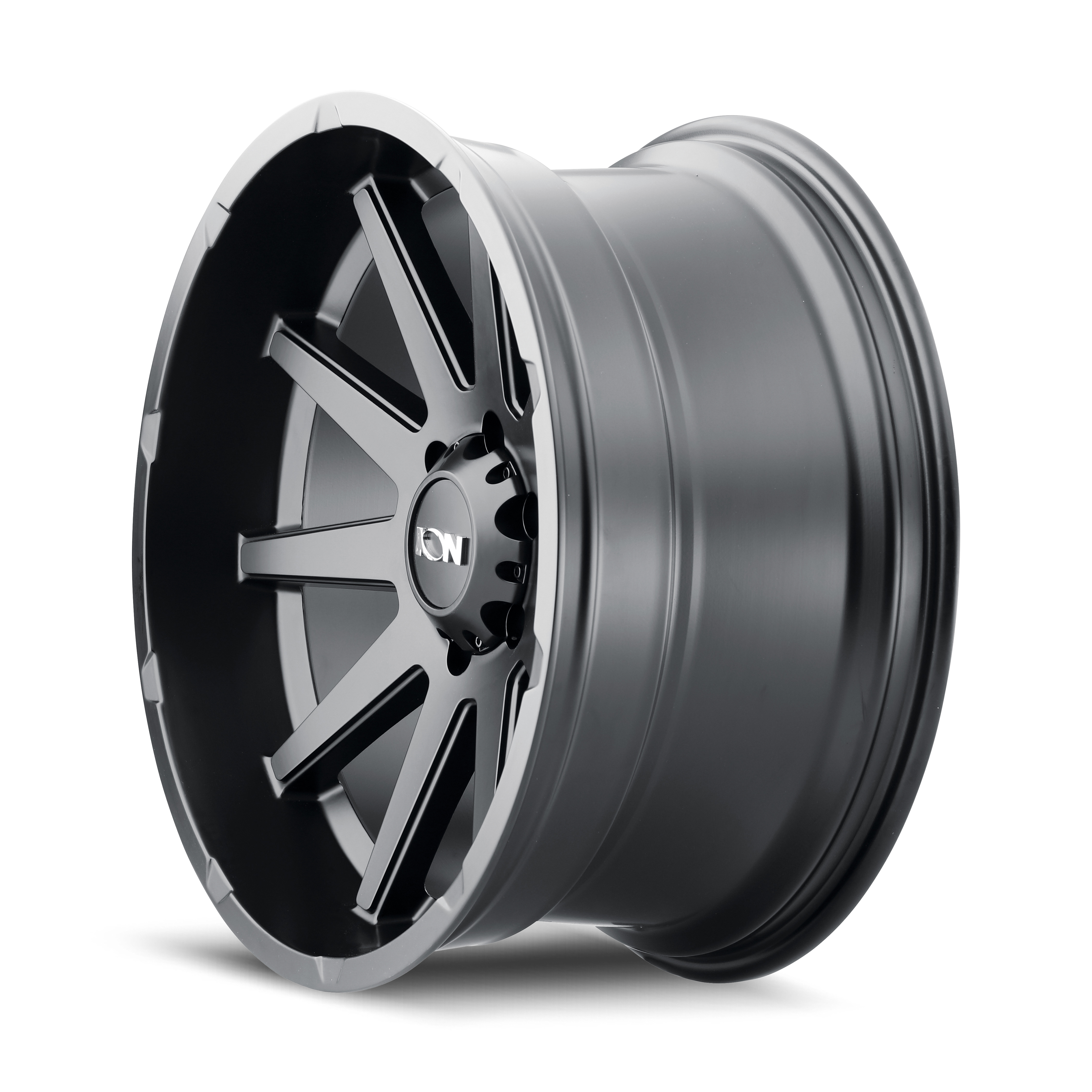 ION 143 MATTE BLACK 17X9 6-135 25MM 87.1MM