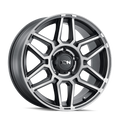 ION 146 MATTE BLACK MACHINED WITH DARK 20X9 6-139.7 18MM 106MM