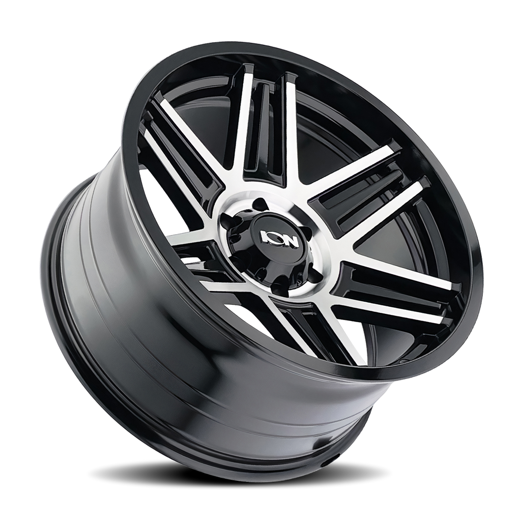 ION 147 GLOSS BLACK MACHINED 20X10 8-165.1 -19MM 125.2MM