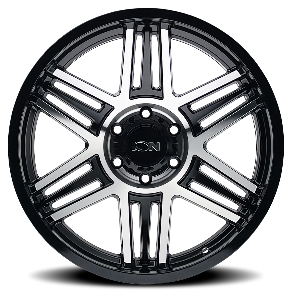 ION 147 GLOSS BLACK MACHINED 20X10 8-165.1 -19MM 125.2MM