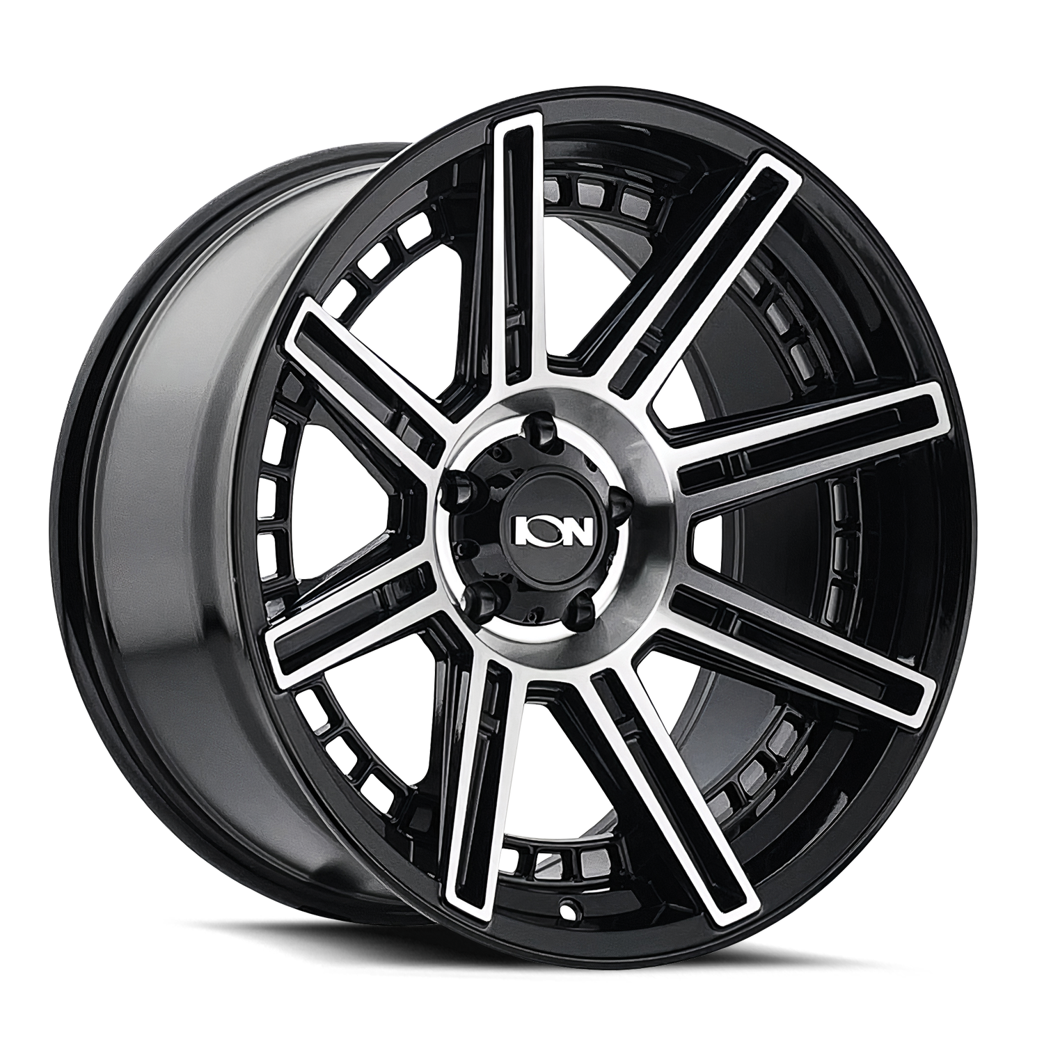 ION 149 GLOSS BLACK MACHINED 20X10 6-139.7 -24MM 106.1MM