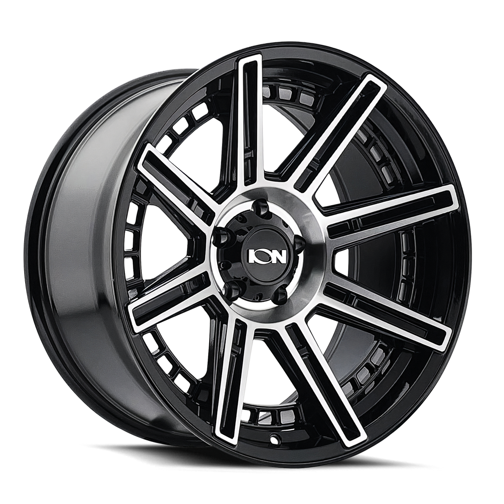 ION 149 GLOSS BLACK MACHINED 20X10 8-165.1 -24MM 125.2MM