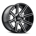 ION 149 GLOSS BLACK MACHINED 20X10 8-170 -24MM 125.2MM