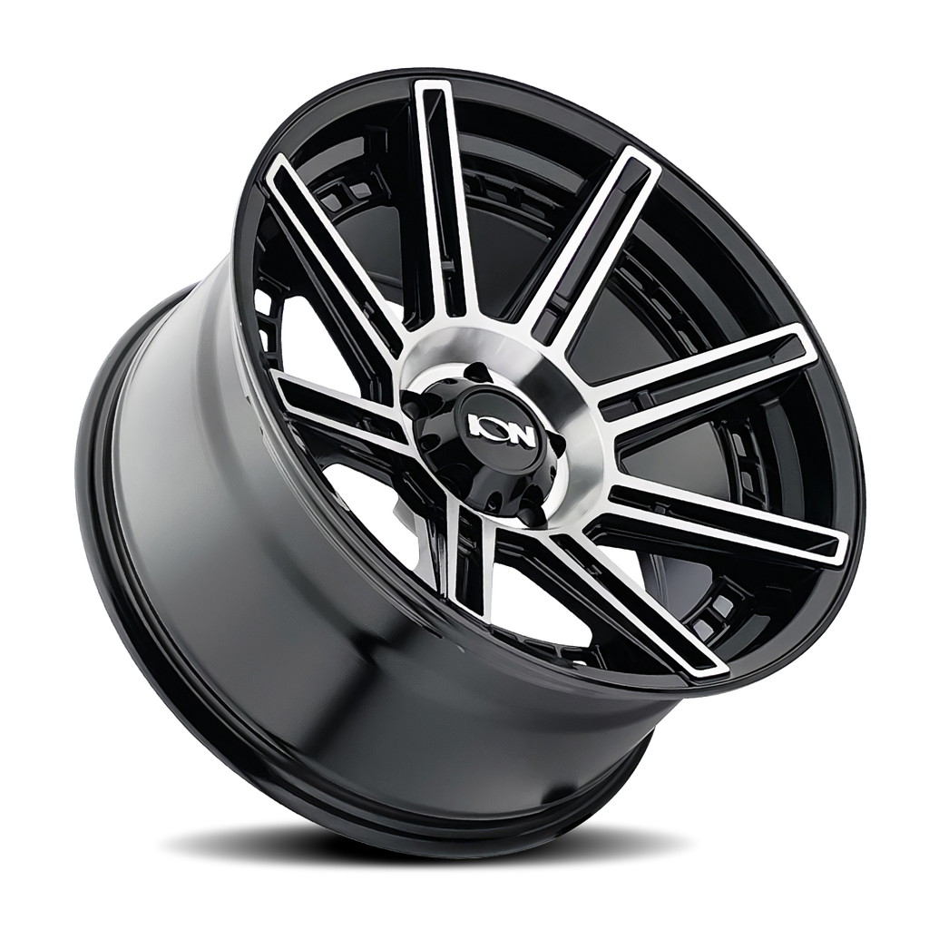 ION 149 GLOSS BLACK MACHINED 20X9 8-180 -12MM 124.1MM