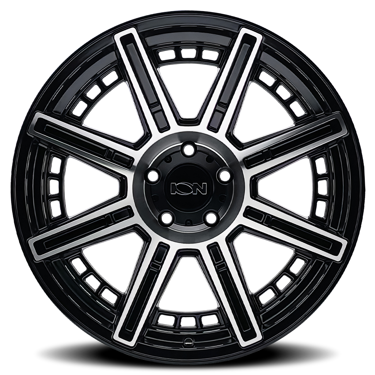 ION 149 GLOSS BLACK MACHINED 20X10 6-139.7 -24MM 106.1MM