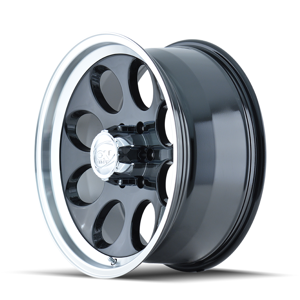 ION 171 GLOSS BLACK MACHINED 16X8 6-139.7 -5MM 106MM