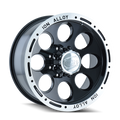 ION 174 GLOSS BLACK MACHINED 17X9 5-139.7 0MM 108MM