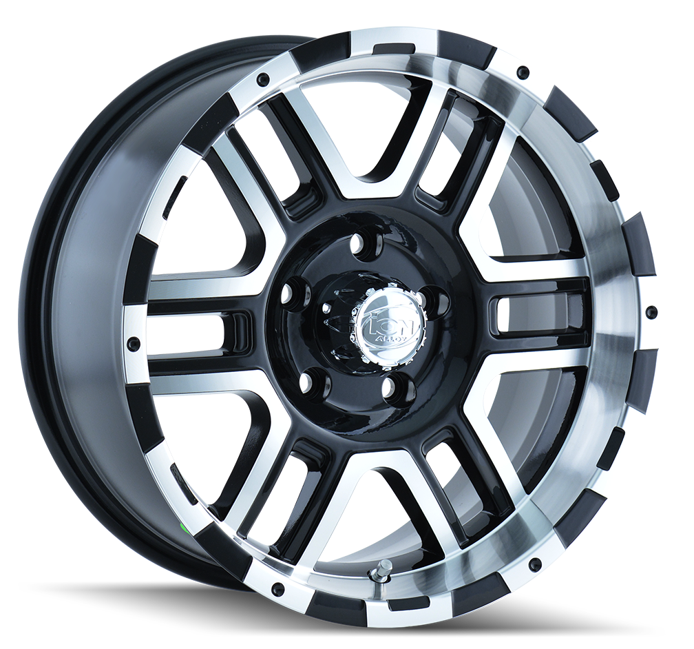 ION 179 SATIN BLACK MACHINED 17X8 6-139.7 10MM 106MM