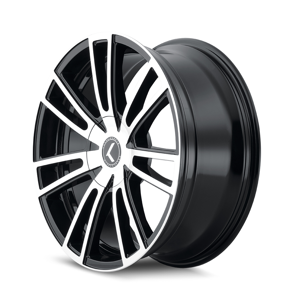 KRAZE SPECTRA 183 GLOSS BLACK MACHINED 18X8 5-110/5-127 40MM 72.62MM