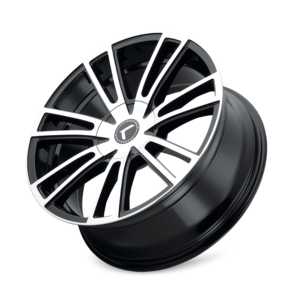KRAZE SPECTRA 183 GLOSS BLACK MACHINED 18X8 5-110/5-127 40MM 72.62MM