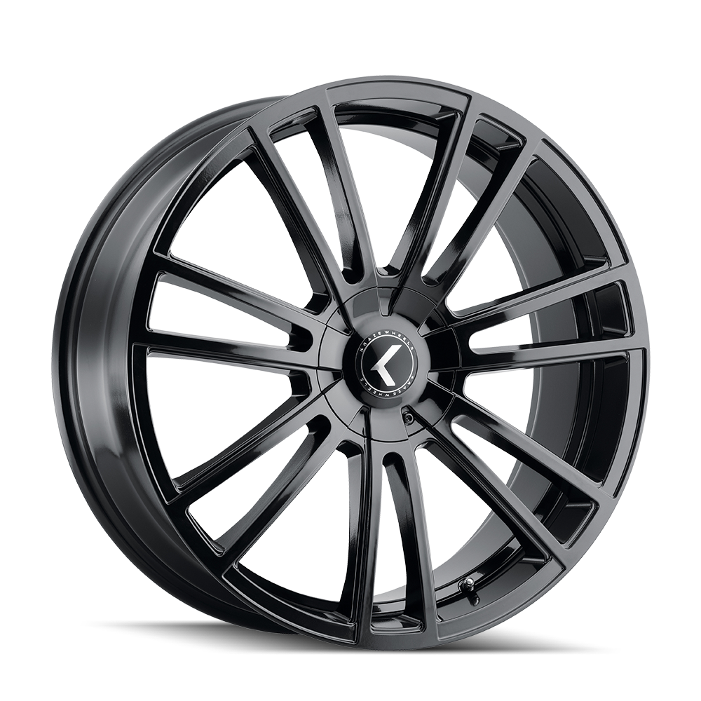 KRAZE SPECTRA 183 GLOSS BLACK 22X8.5 5-110/5-127 38MM 72.62MM