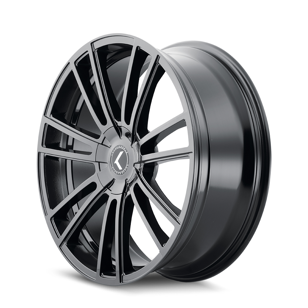 KRAZE SPECTRA 183 GLOSS BLACK 18X8 5-110/5-127 40MM 72.62MM