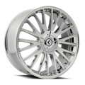 KRAZE DOUBLE DOWN KR185 CHROME 20X8.5 5-112/5-120 38MM 73MM