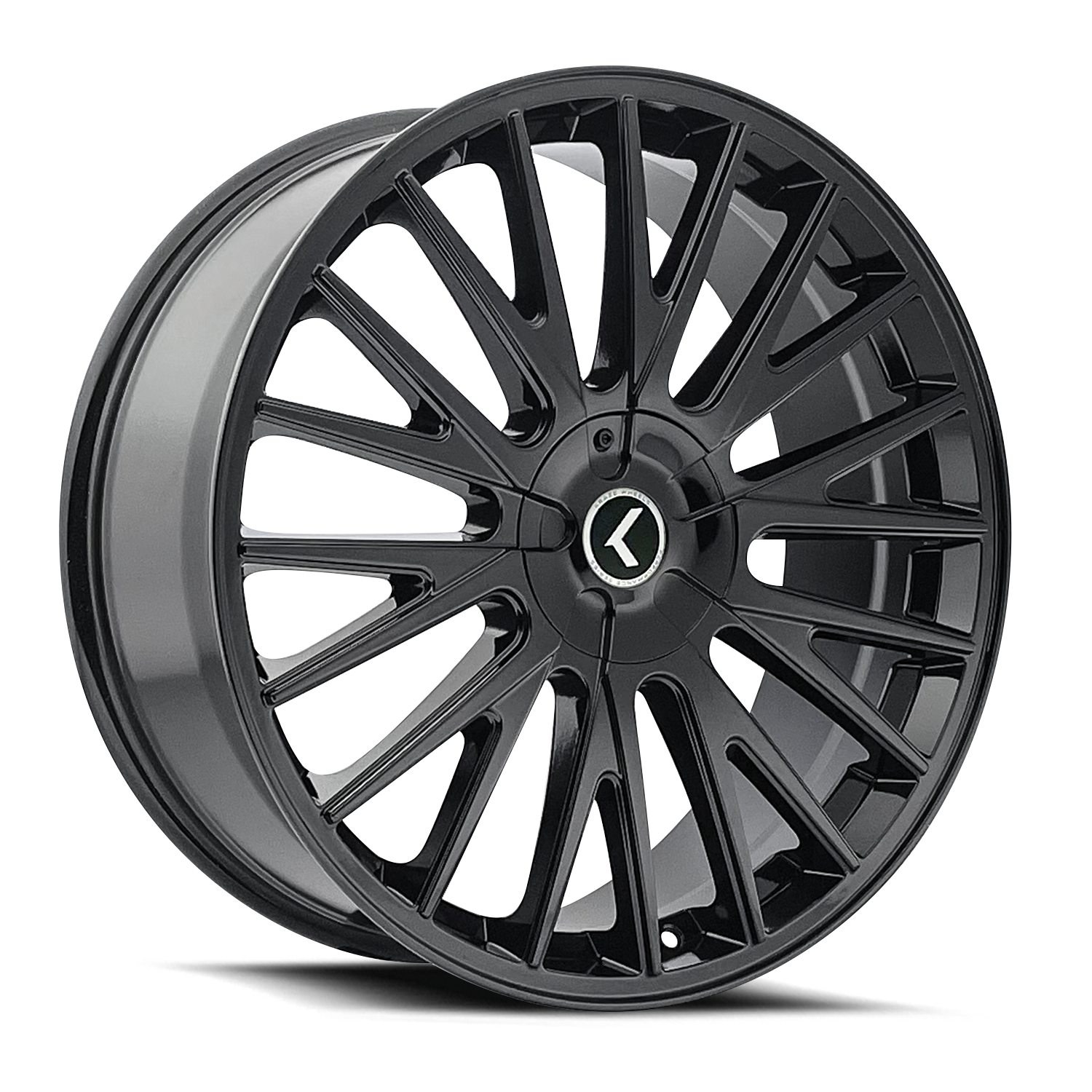 KRAZE DOUBLE DOWN KR185 GLOSS BLACK 22X8.5 5-100/5-114.3 38MM 73MM