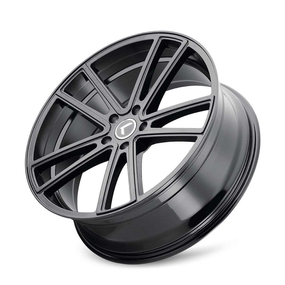 KRAZE LUSSO KR190 GLOSS BLACK 22X9.5 6-139.7 30MM 106MM