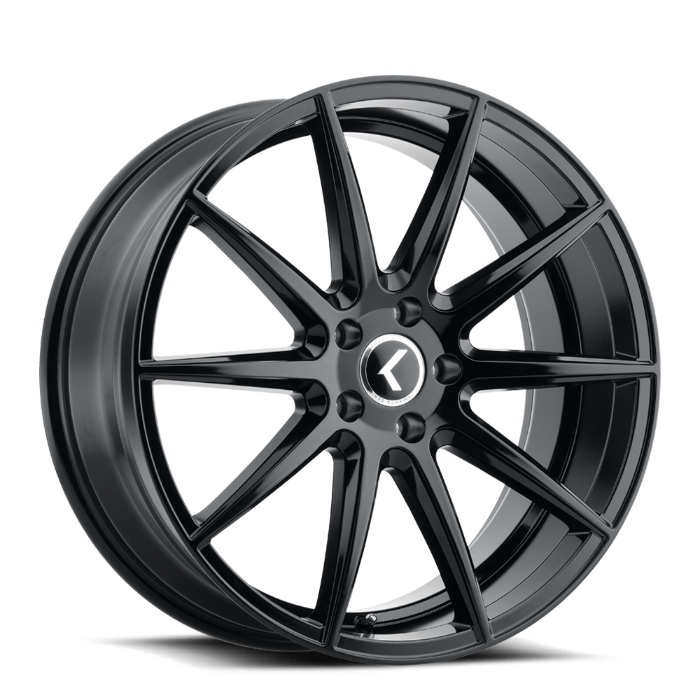 KRAZE COSMOS KR194 GLOSS BLACK 20X8.5 5-112 38MM 66.56MM