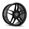 KRAZE CONVERGE KR197 GLOSS BLACK 19X8.5 5-112/5-120 30MM 66.56MM
