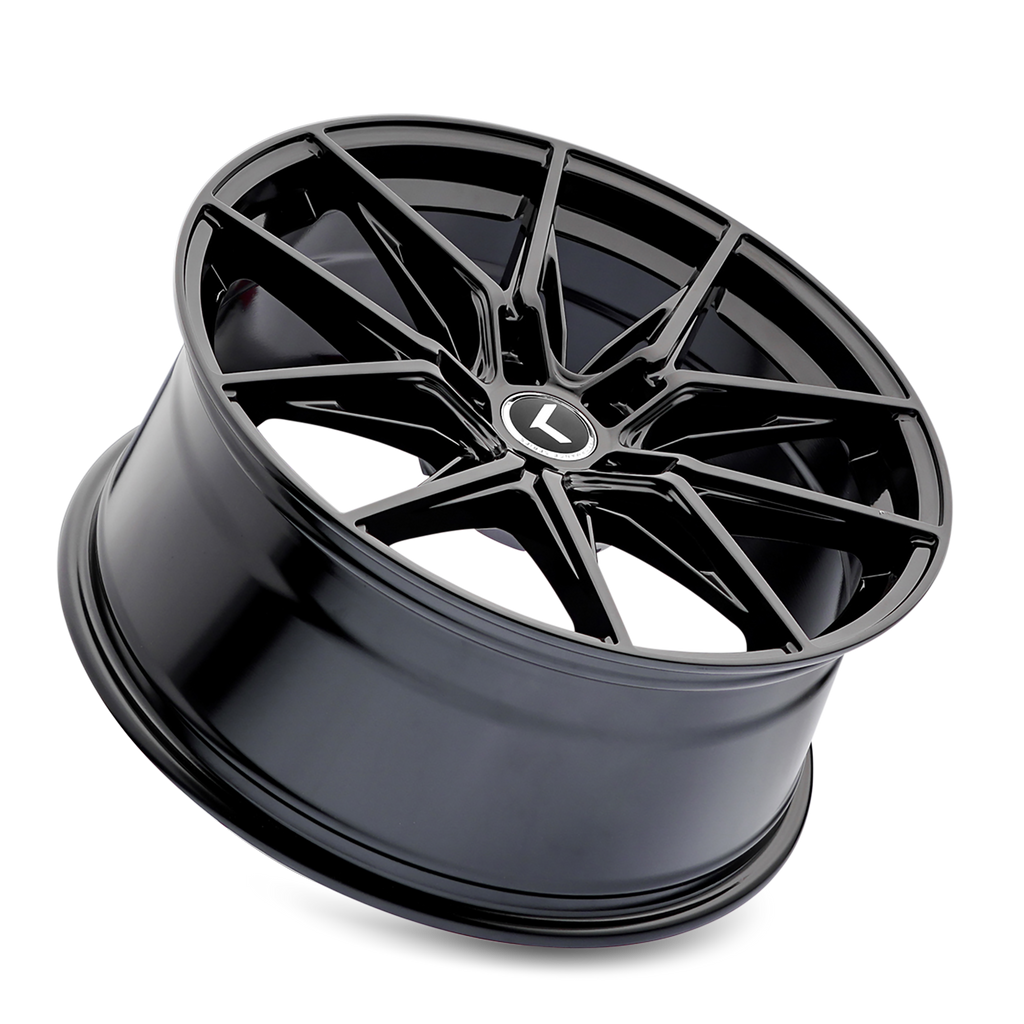KRAZE EVOLVE KR196 GLOSS BLACK 19X8.5 5-112 40MM 66.56MM WITH BALL SEAT