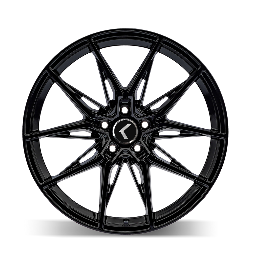 KRAZE EVOLVE KR196 GLOSS BLACK 20X9 5-114.3 35MM 72.62MM