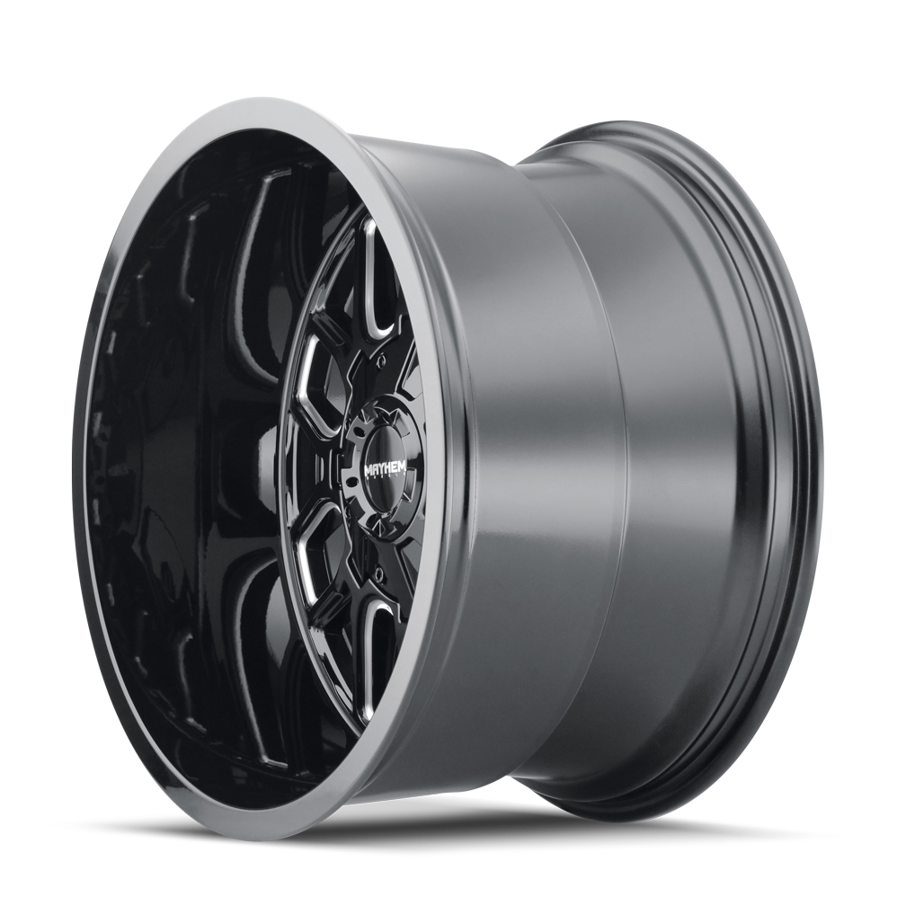 MAYHEM COGENT 8107 GLOSS BLACK MILLED 22X10 6-135/6-139.7 -19MM 106MM