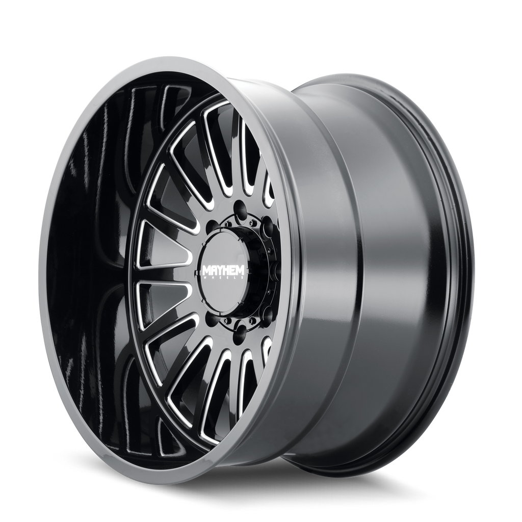 MAYHEM UTOPIA 8114 GLOSS BLACK MILLED 20X9 8-170 18MM 125.2MM