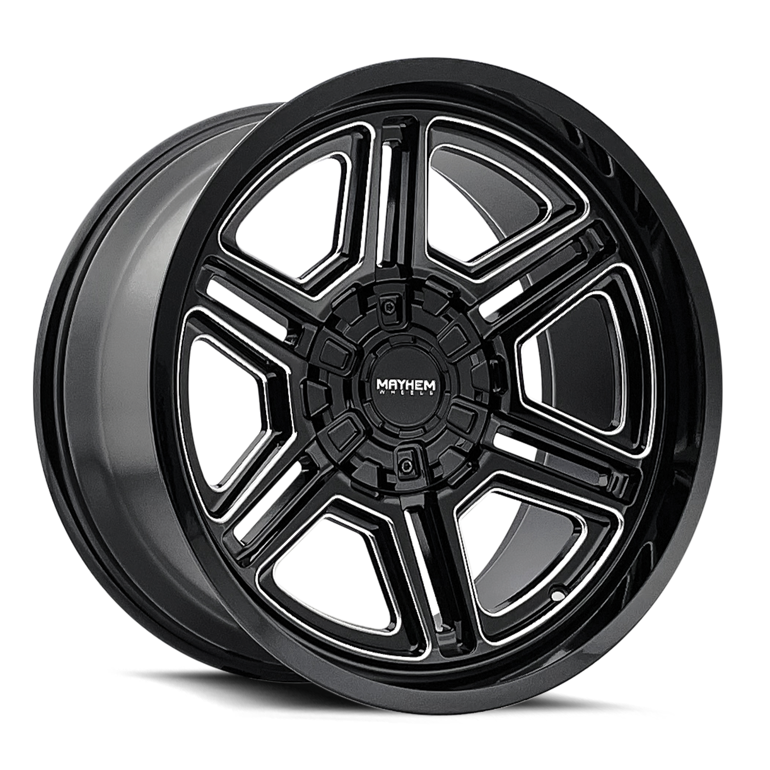 MAYHEM HERMOSA 8117 BLACK MILLED 20X10 6-135/6-139.7 -25MM 106MM