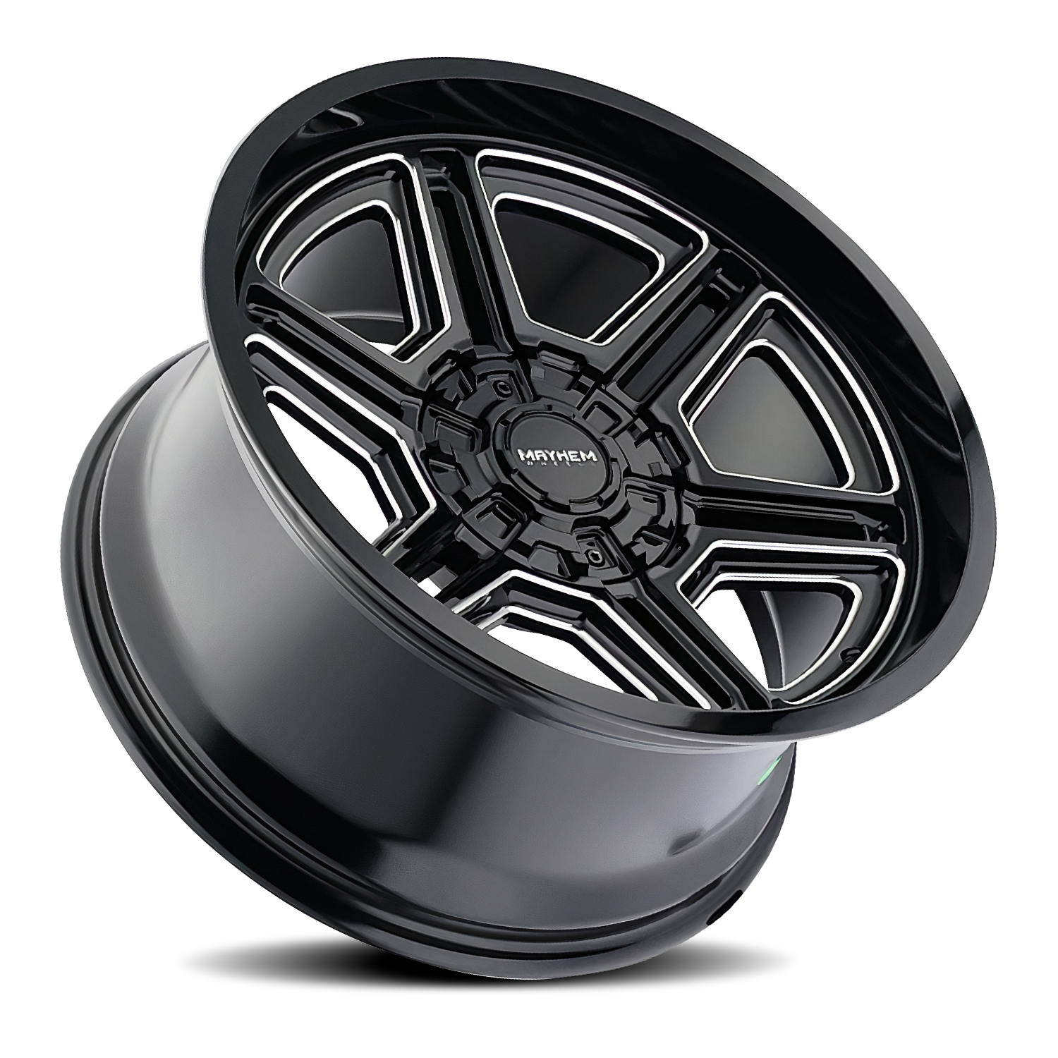 MAYHEM HERMOSA 8117 BLACK MILLED 20X10 8-180 -25MM 124.1MM