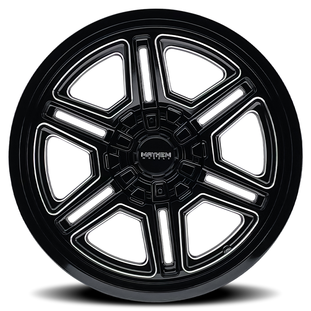 MAYHEM HERMOSA 8117 BLACK MILLED 20X10 6-135/6-139.7 -25MM 106MM