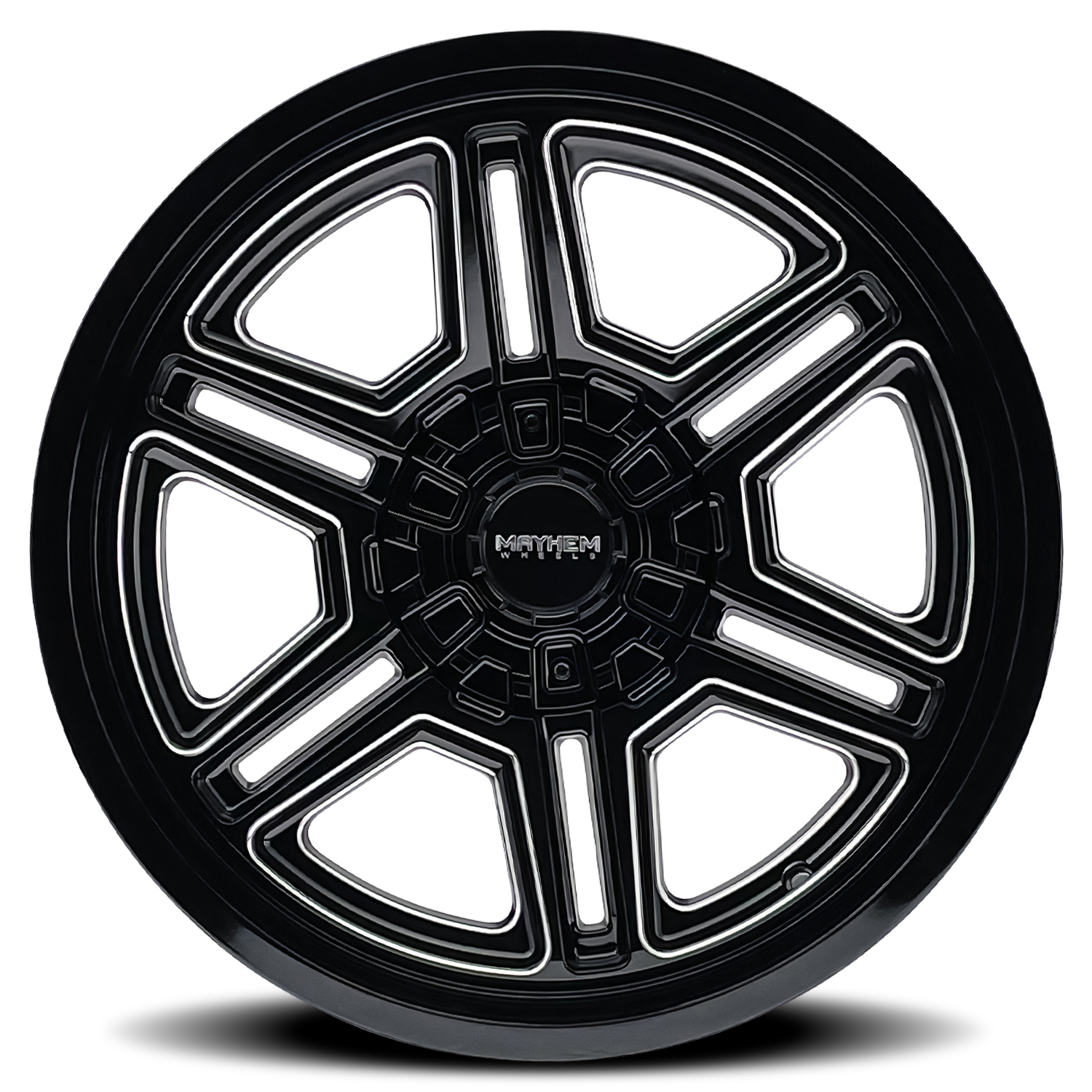 MAYHEM HERMOSA 8117 BLACK MILLED 20X10 6-135/6-139.7 -25MM 106MM