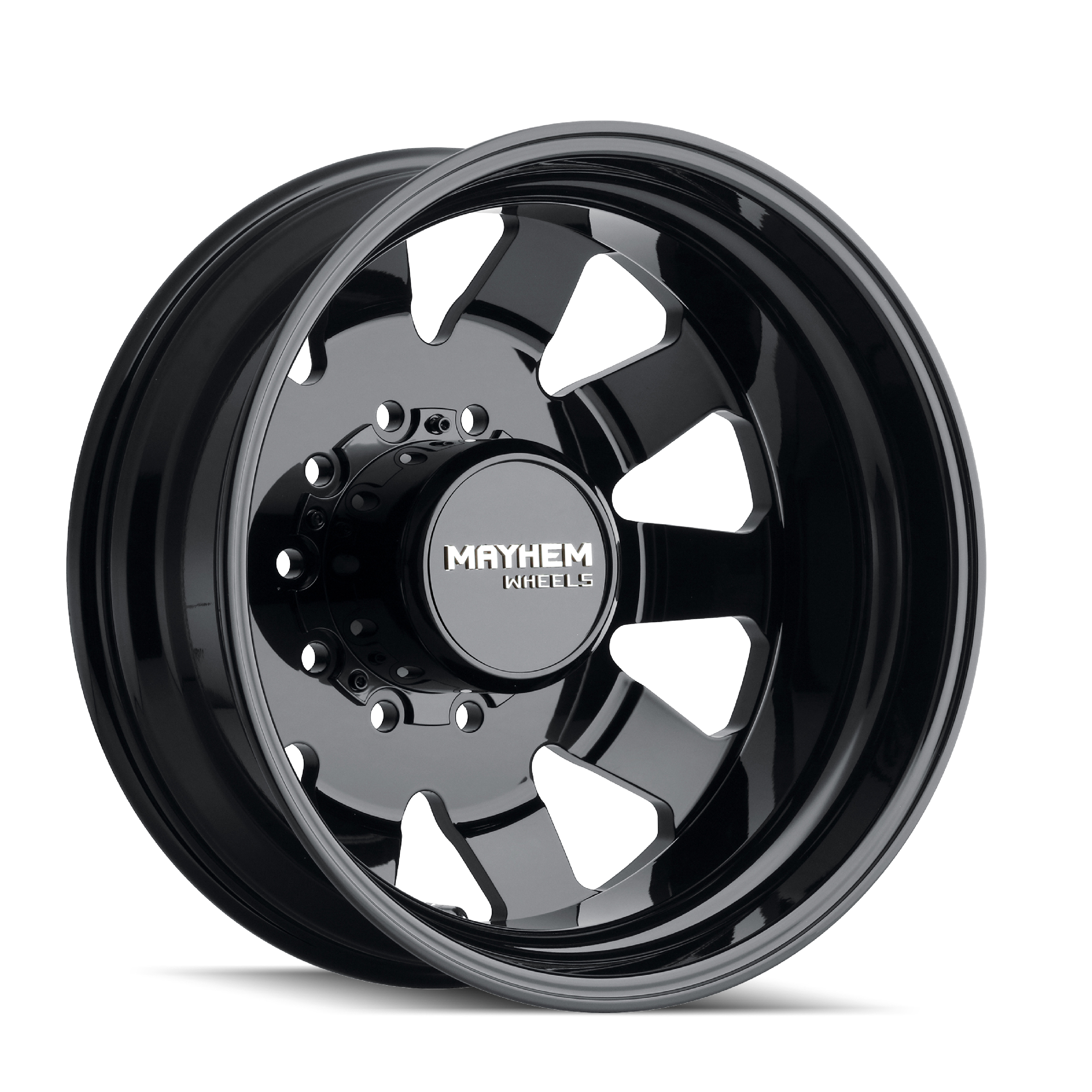 MAYHEM CHALLENGER 8181 FORGED GLOSS BLACK 22X8.25 10-285 169MM 220.1MM